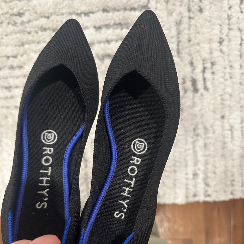Rothy’s black flats size 7